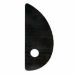 REPASADOR METAL MEDIA LUNA CON PICO 11X4.5CM RIGIDA