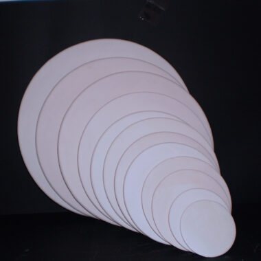 PLATO PLANO 11CM BLANCO